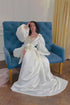Atlas wedding cape with sleeves